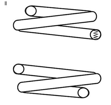 Pružina podvozku CS Germany 14.870.304