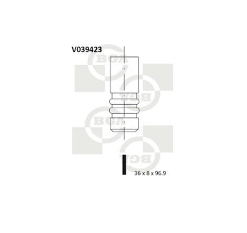 Sací ventil BGA V039423