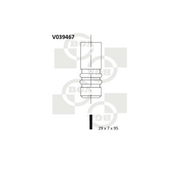 Výfukový ventil BGA V039467