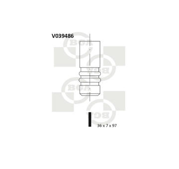 Sací ventil BGA V039486