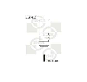 Sací ventil BGA V163910