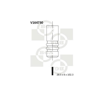Sací ventil BGA V164730