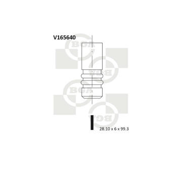 Sací ventil BGA V165640