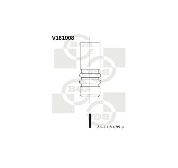 Výfukový ventil BGA V181008