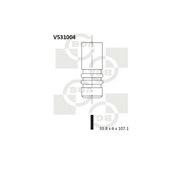 Výfukový ventil BGA V531004