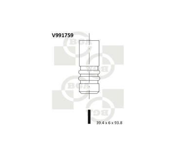 Sací ventil BGA V991759