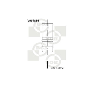 Sací ventil BGA V994886