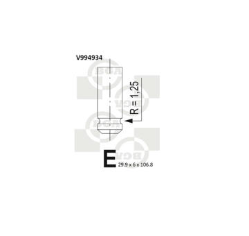 Výfukový ventil BGA V994934