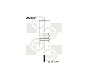Sací ventil BGA V998764
