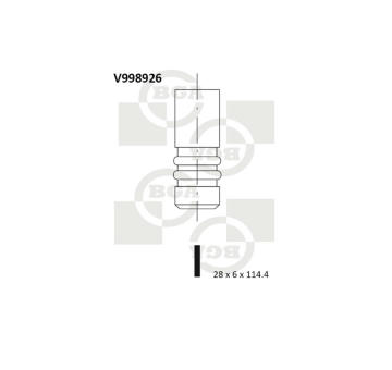 Sací ventil BGA V998926