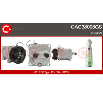Kompresor, klimatizace CASCO CAC38013GS