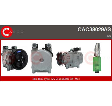 Kompresor, klimatizace CASCO CAC52022GS
