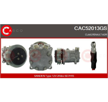 Kompresor, klimatizace CASCO CAC61604GS