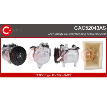 Kompresor, klimatizace CASCO CAC70009GS