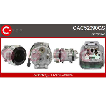 Kompresor, klimatizace CASCO CAC71041GS