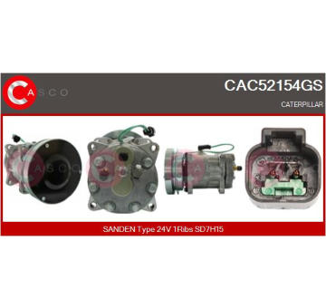 Kompresor, klimatizace CASCO CAC71106AS