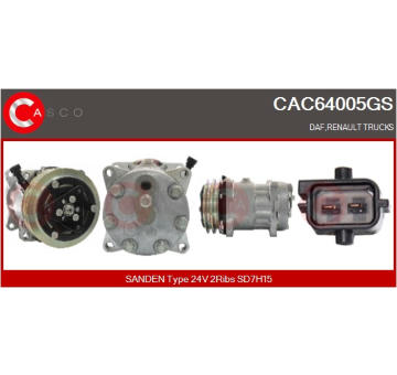 Rotor żtartéra CASCO CAR10001AS