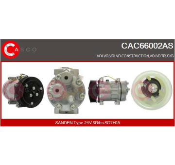 Kompresor, klimatizace CASCO CAC38036AS
