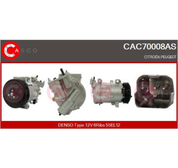 Kompresor, klimatizace CASCO CAC73002GS