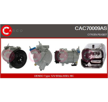 Kompresor, klimatizace CASCO CAC73003GS