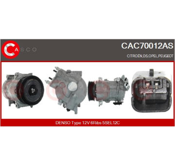 Kompresor, klimatizace CASCO CAC73023GS