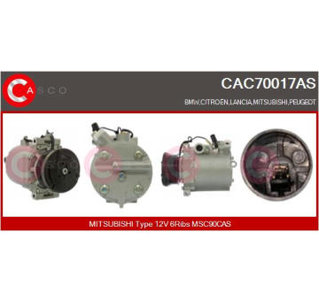 Kompresor, klimatizace CASCO CAC73029GS