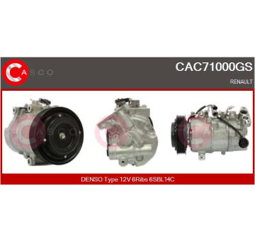 Kompresor, klimatizace CASCO CAC73095AS