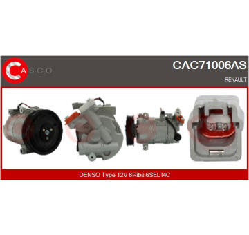 Rotor żtartéra CASCO CAR35013AS