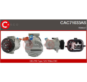 Kompresor, klimatizace CASCO CAC74022AS