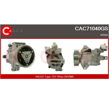 Kompresor, klimatizace CASCO CAC74034GS