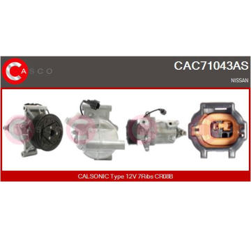 Kompresor, klimatizace CASCO CAC74040GS