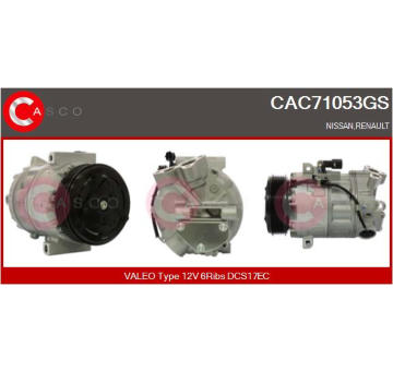 Kompresor, klimatizace CASCO CAC74057AS