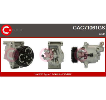 Kompresor, klimatizace CASCO CAC74076AS