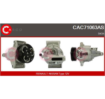 Kompresor, klimatizace CASCO CAC71063AS
