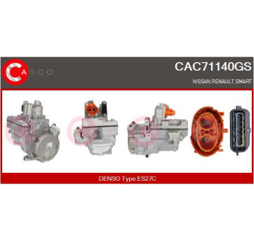 Kompresor, klimatizace CASCO CAC63010GS