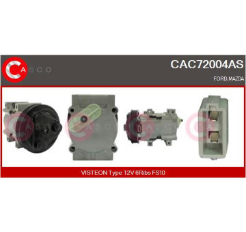 Kompresor, klimatizace CASCO CAC66001AS