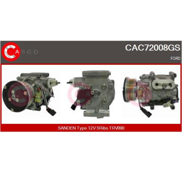 Kompresor, klimatizace CASCO CAC76003GS