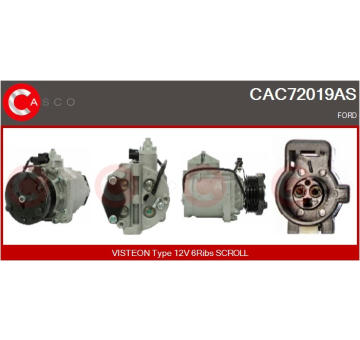 Držák, uhlíkové kartáče CASCO CBH15114GS