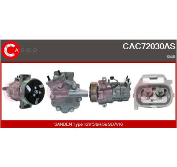 Kompresor, klimatizace CASCO CAC70012AS