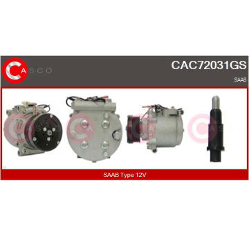 Kompresor, klimatizace CASCO CAC76051GS