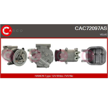 AGR-Ventil CASCO CVG74007GS