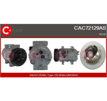 Uhlíkový zberač żtartéra CASCO CBM10043AS