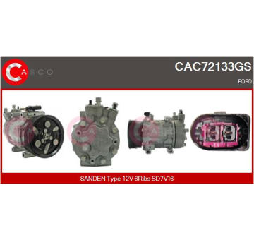 AGR-Ventil CASCO CVG74027GS