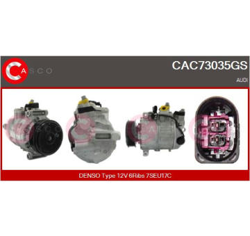 Kompresor, klimatizace CASCO CAC78078AS