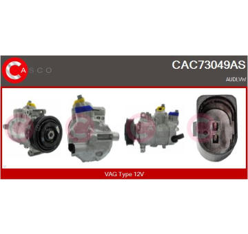 Kompresor, klimatizace CASCO CAC73049AS