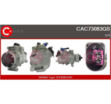 Kompresor, klimatizace CASCO CAC78148GS