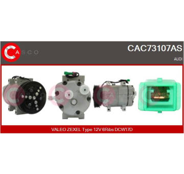 Vinuta pruzina, airbag CASCO CCC73008GS