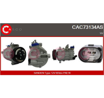 Kompresor, klimatizace CASCO CAC78206GS