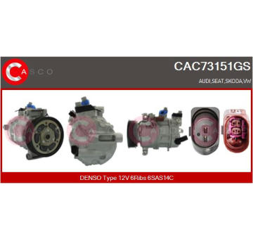 Kompresor, klimatizace CASCO CAC78222GS