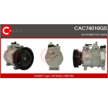Kompresor, klimatizace CASCO CAC78268GS